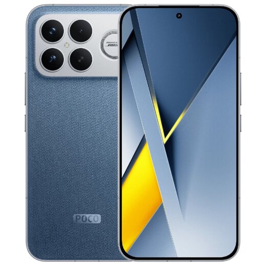 Смартфон Xiaomi POCO F8 Ultra 12/256GB Синий (Denim Blue) &mdash; 