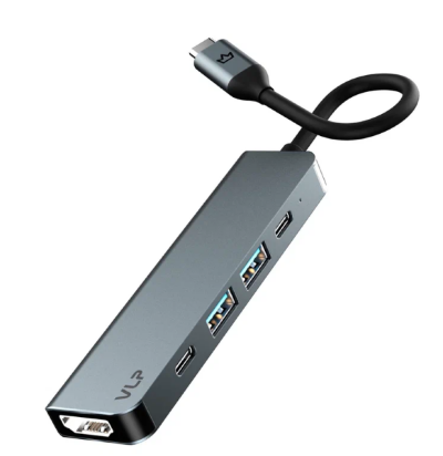 Стыковочная станция VLP Infinity USB-C Hub 5 в 1 Графит